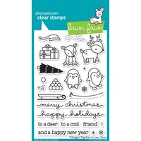 Lawn Fawn Toboggan Together Stamp+Die Bundle