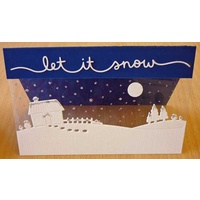 Lawn Fawn Cuts Let it Snow Border Die LF992 