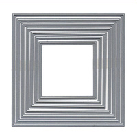 Scrap Dragon Straight Nesting Dies Bundle Circle Square Rectangle Oval