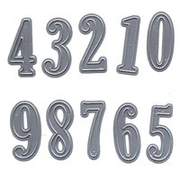 Scrap Dragon Dies Numbers Large 38mm