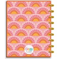 Happy Planner - Disc Bound Notebook - Dotted Lined Paper - Retro Sunset