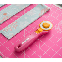 Olfa 12x18 Inch Self-Healing Rotary Mat Imperial Pink