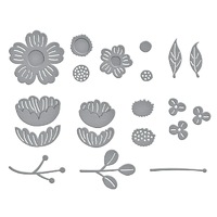 Spellbinders Die Little Blooms Etched Dies S2-380