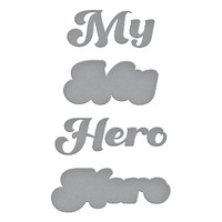 Spellbinders Die My Hero Etched Dies S2-409