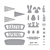 Spellbinders Dies Expressions of Spring Sentiment S3-407