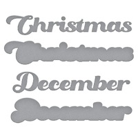 Spellbinders Die Christmas & December Etched Dies S3-520