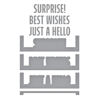 Spellbinders Dies Make A Scene Bold Greetings S4-1090