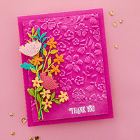 Spellbinders Die Sealed Wildflowers Etched Dies S4-1255