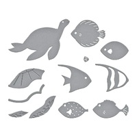 Spellbinders Die Underwater Marine Life! Etched Dies S4-1348