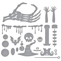 Spellbinders Die Boos! Cocktails Etched Dies S4-1381