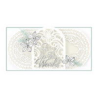 Spellbinders Dies Joy Crescent Card Builder Holiday Medley S5-466