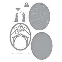 Spellbinders Dies Christmas Traditions Rejoice Nativity S5-467