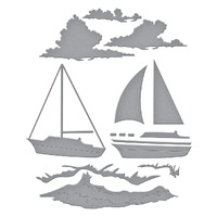Spellbinders Die Set Sail Etched Dies S5-633