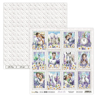 Lavender Love Paper Pad - 12" x 12" (12 Sheets) By Scrap Boys