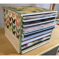 Scrapbooking 12x12 Paper Storage Rack Unit