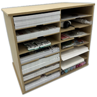 Scrap Dragon 6”x6” and 6”x8” Paper MDF Storage Rack Unit