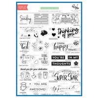 Stamping Village Clear Stamps 6x8 Thinking of You TSV0420