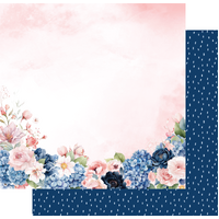 Uniquely Creative 12x12 Cardstock 210gsm Indigo Bloom