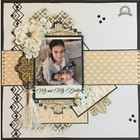 Ultimate Crafts Stencil 6x6 The Ritz Geometric