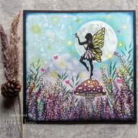 Creative Expressions Designer Boutique Fairy Wishes 4 in x 6 in Stamp Set UMSDB122