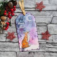 Creative Expressions Designer Boutique Winter Fox 4 in x 6 in Stamp Set UMSDB165