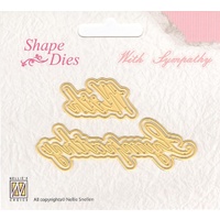 Nellie's Shape Die With Sympathy with Shadow Die