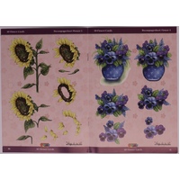 Doodey 6 Luxury Cardlayers + Decoupage Sheets 3D Flower ZV80657