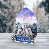 Katy Sue - White Pointed Arch Pop Up Cards & Envelopes, Pack of 12
