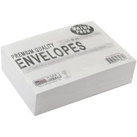 Leader Paper 100 White Envelopes 5x7 Envelopes A7 (5.25 X7.25) 