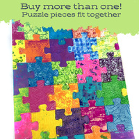Gel Press PolyGel Plate Reusable Gel Printing Plate Puzzle Piece 4x4
