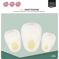 Vaessen Creative • Craft Punch Set - Eggs 3pcs