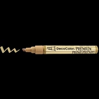 DecoColor Premium Chisel Paint Marker Leaf Finish Pen Gold