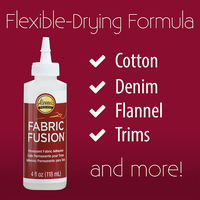 Aleene's Fabric Fusion Permanent Fabric Adhesive Glue 59ml