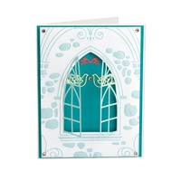 Sizzix Impresslits Embossing Folder And Die Set Wedding Window 663600