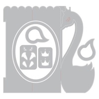 Sizzix Thinlits Die Set 6PK - Card, Swan Fold-a-Long 663617