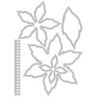 Sizzix Thinlits Die Set Elegant Poinsettia 664817