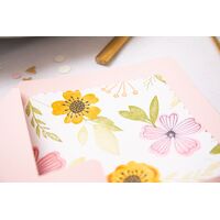 Sizzix Layered Clear Stamps Set 13PK Blossoms