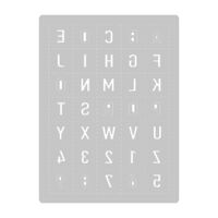 Sizzix Thinlits Die - Tile Alphanumeric by Eileen Hull 666043