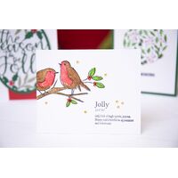 Sizzix Layered Clear Stamps Set 3PK Garden Birds
