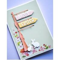 Memory Box Die Old Fashioned Sign Post 94448