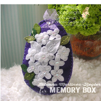 Memory Box Die Plush Flower Buttons 99412 