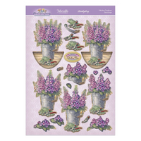 Hunkydory Crafts Floral Arrangements Deco-Large Set - Fabulous Foxgloves