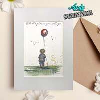 Creative Expressions Andy Skinner The Places You Will Go 3.5in x 5.25in Pre-Cut Rubber Stamp