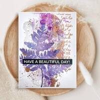 Creative Expressions Clear Stamp - 4in x 6in - Faded Flora - CEC1046