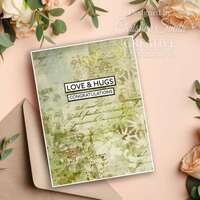 Creative Expressions French Fabric Tags by Taylor Made Journals - 6in x 8in Clear Stamp - CEC1092