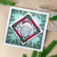 Creative Expressions Santa 6in x 8in Clear Stamp - CEC1102