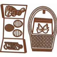 Sue Wilson Dies Kinetics Collection Easter Basket CED22007 