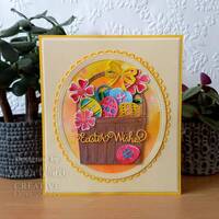 Creative Expressions Sue Wilson Woven Basket Craft Die CED23063