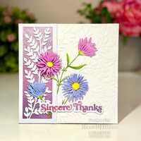 Sue Wilson Dies Layered Flowers Collection - Aster - CED25063