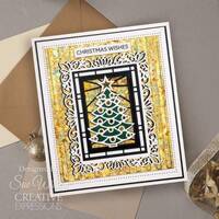 Sue Wilson Dies Festive Stained Glass Christmas Tree CED3261